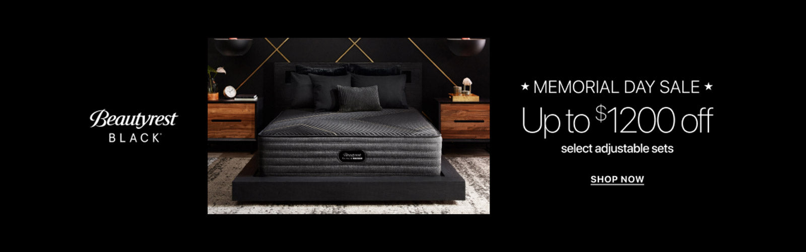 Beautyrest Black Memorial Day Sale Save up to $1,200 on select adjustable mattress sets