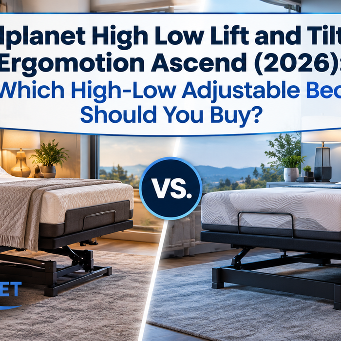 Bedplanet High Low Lift and Tilt vs. Ergomotion Ascend (2026): Which High-Low Adjustable Bed Should You Buy?