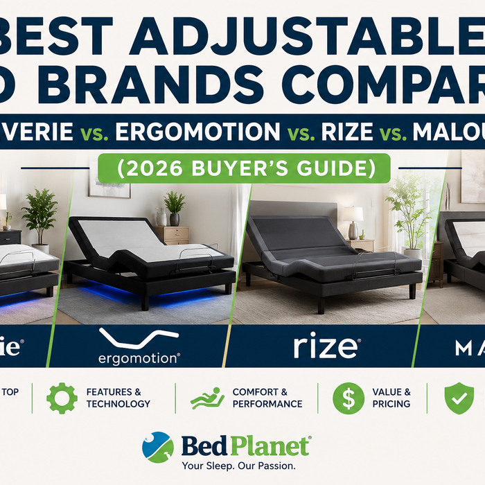 Best Adjustable Bed Brands Compared (Reverie vs. Ergomotion vs. Rize vs. Malouf)