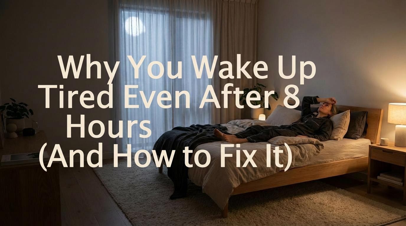 Why You Wake Up Tired Even After 8 Hours (And How to Fix It)