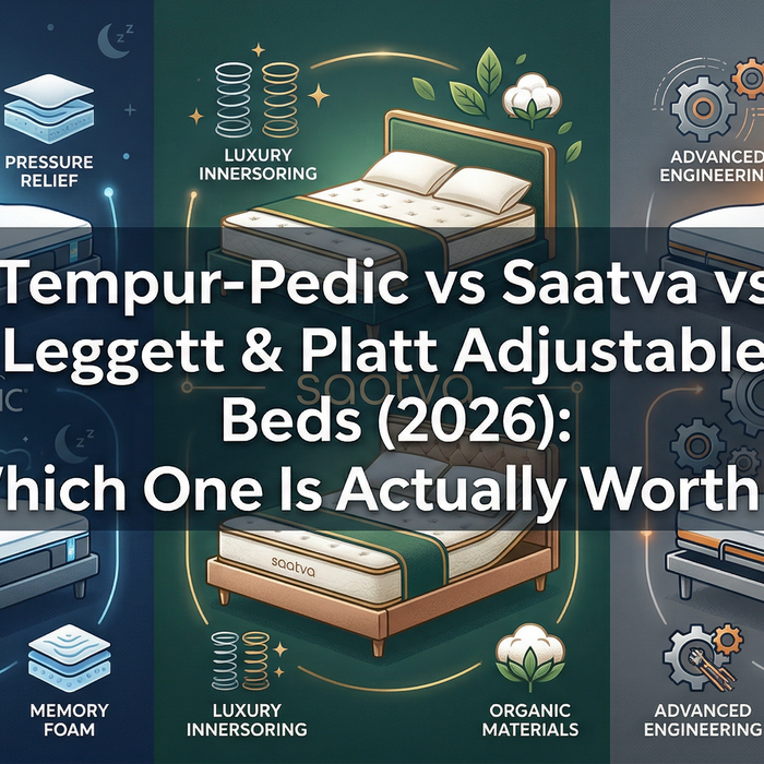 Tempur-Pedic vs Saatva vs Leggett & Platt adjustable beds (2026)