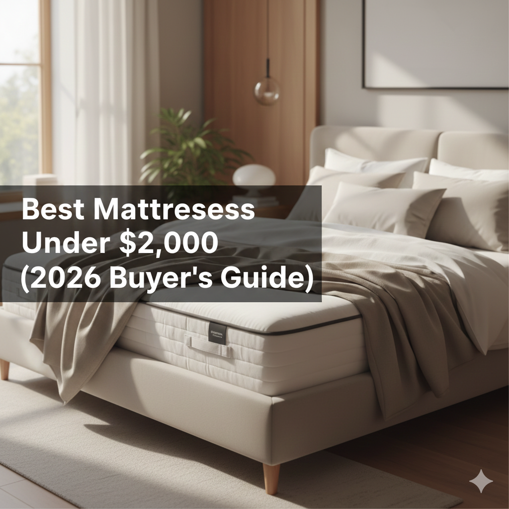 Best Mattresses Under $2,000 (2026 Buyer’s Guide)
