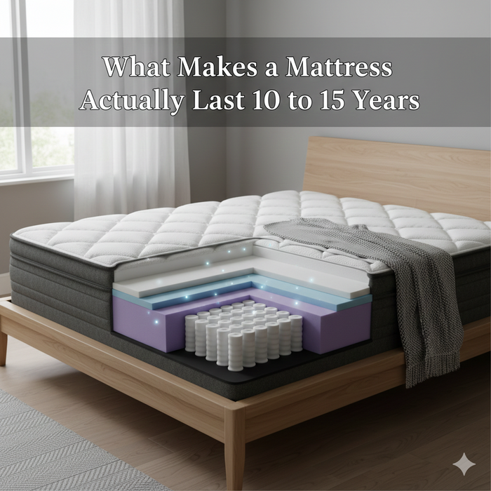What Makes a Mattress Actually Last 10–15 Years
