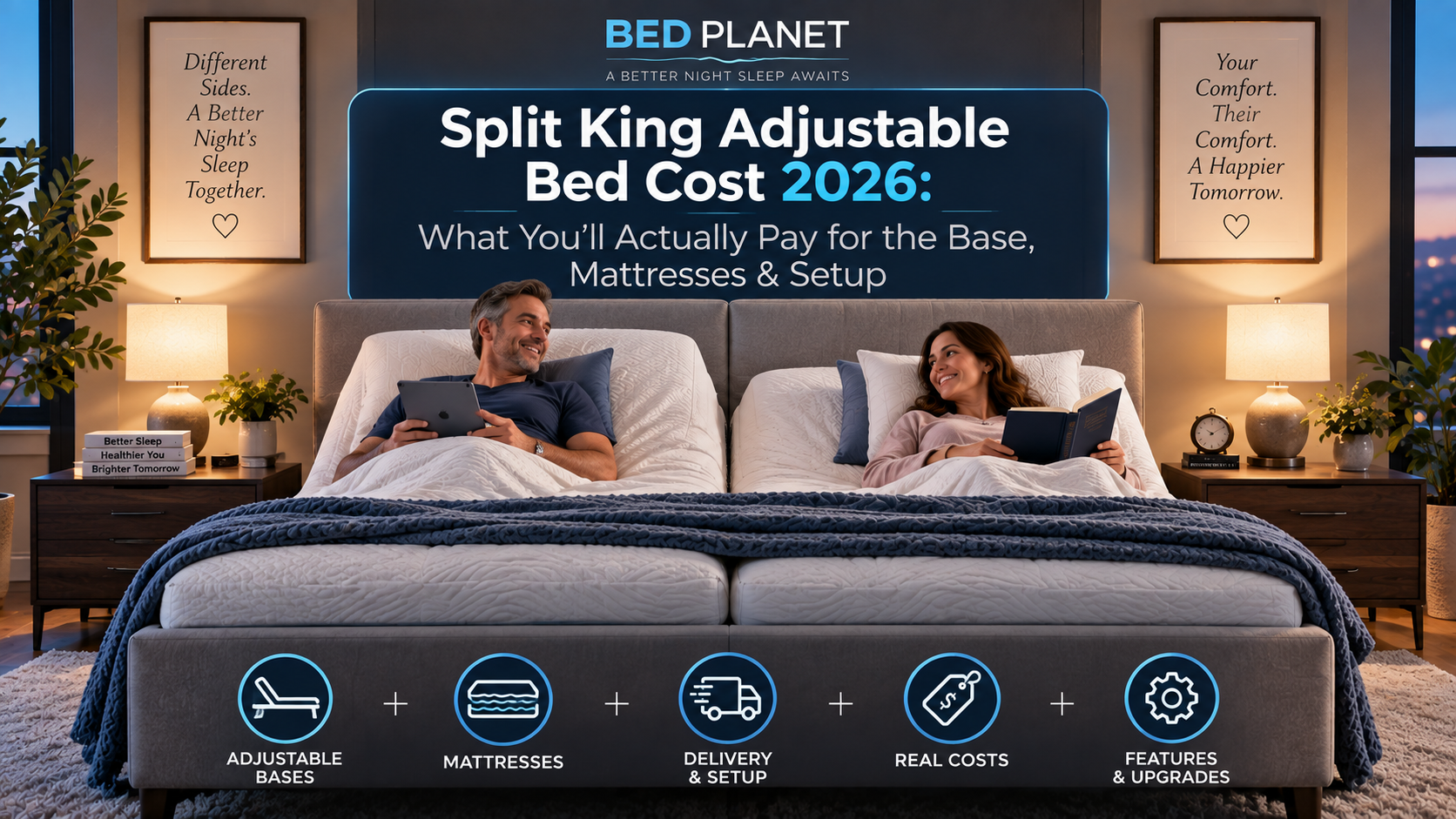 Split King Adjustable Bed Cost 2026: What You’ll Actually Pay for the Base, Mattresses & Setup