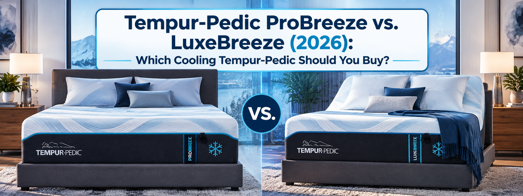 Tempur-Pedic ProBreeze vs. LuxeBreeze (2026): Which Cooling Tempur-Pedic Should You Buy?