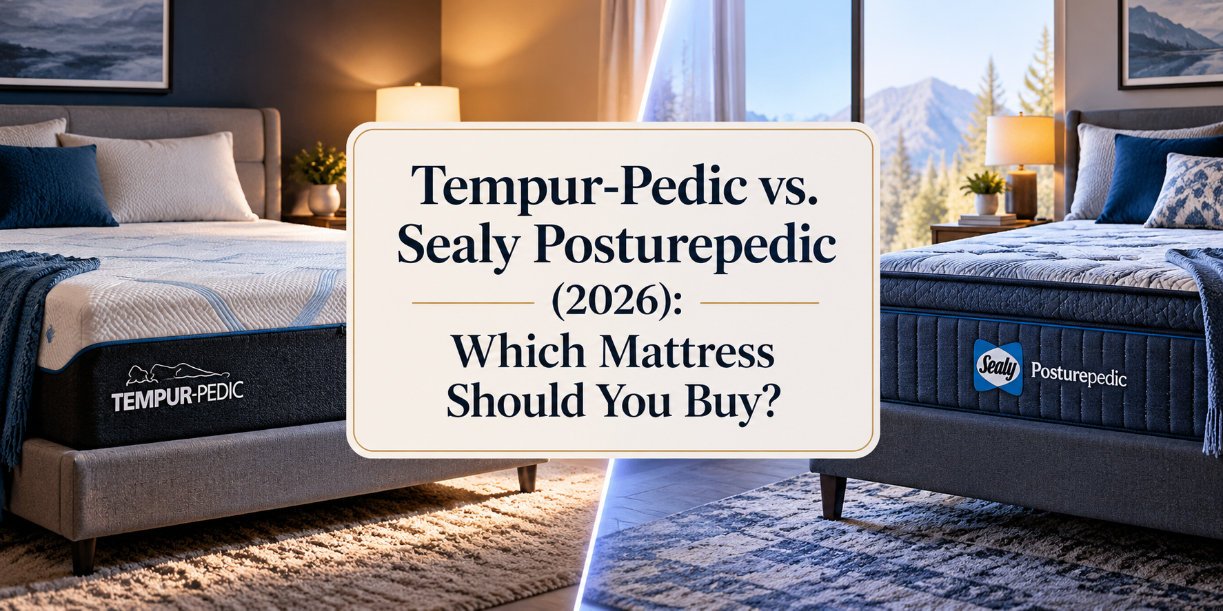Tempur-Pedic vs. Sealy Posturepedic (2026): Which Mattress Should You Buy?