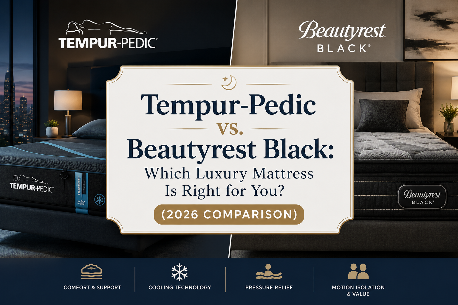 Tempur-Pedic vs Beautyrest Black: Which Luxury Mattress Is Right for You