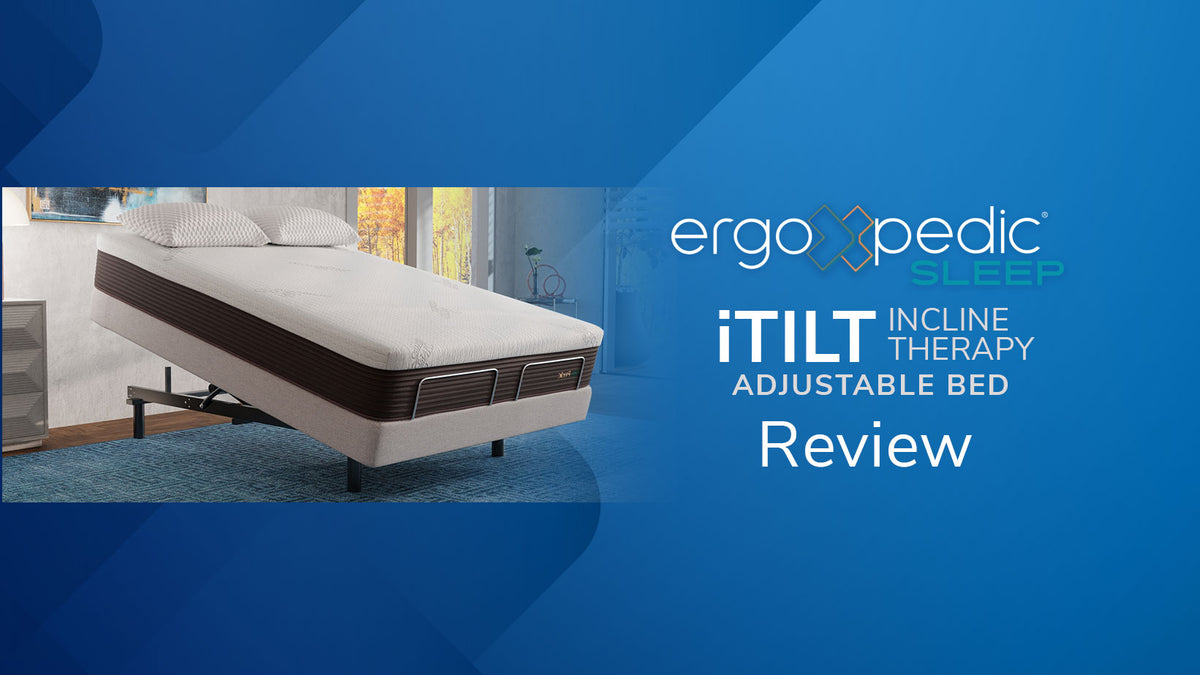 Ergo-Pedic Sleep iTilt Incline Therapy Adjustable Bed Video Review ...