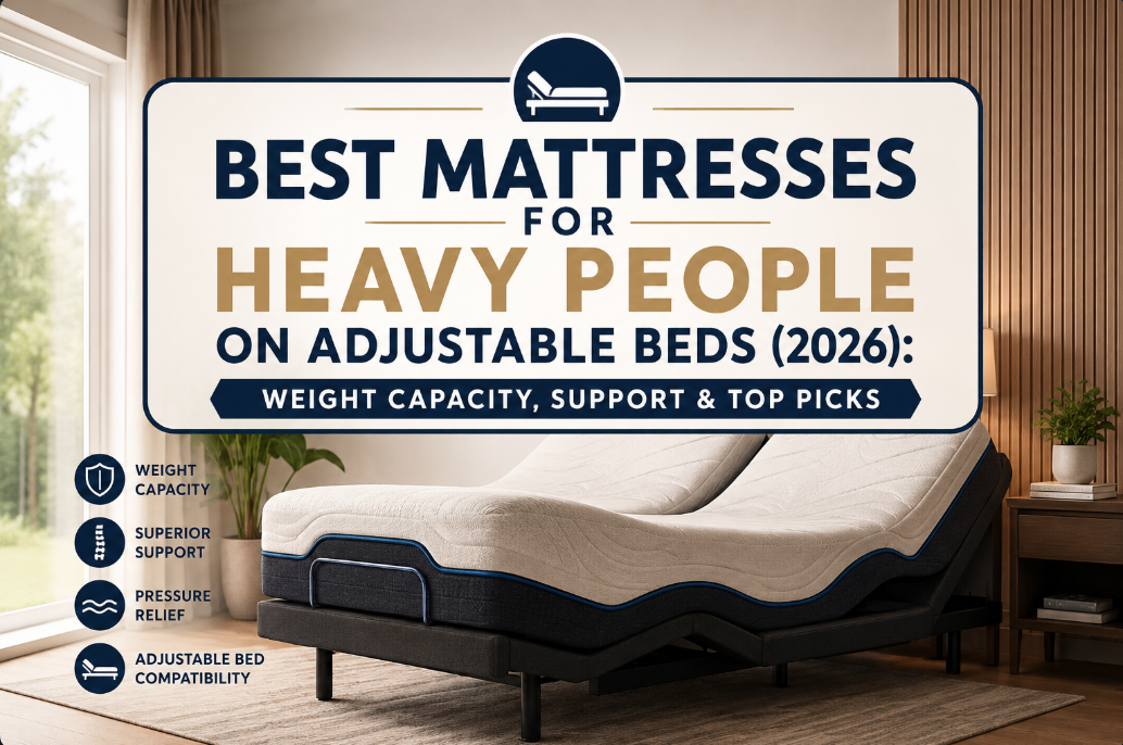 Best Mattresses for Heavy People on Adjustable Beds