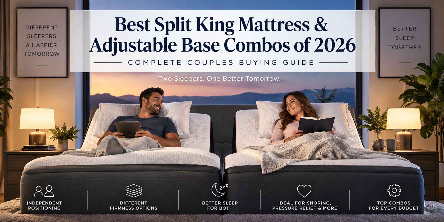 Best Split King Mattress & Adjustable Base Combos of 2026