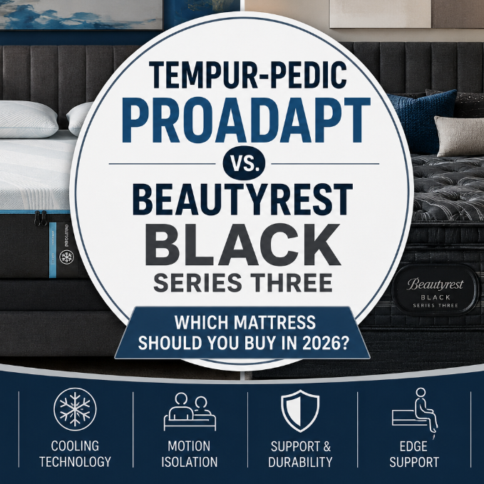 TEMPUR-Pedic ProAdapt vs Beautyrest Black Series Three