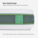 Bedgear X1 Flippable Kids Mattress with Magic Edge – 2-Stage Design with Inflatable Roll-Off Bumpers