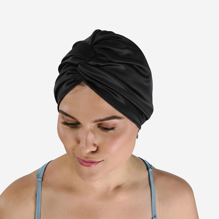 Hyper-Silk Turban black lifestyle