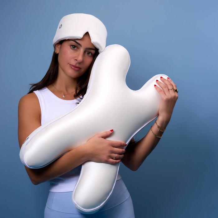 Bedgear Beauty Performance® Pillow – Hyper-Silk Vegan Cover with Ergonomic Anti-Wrinkle Shape