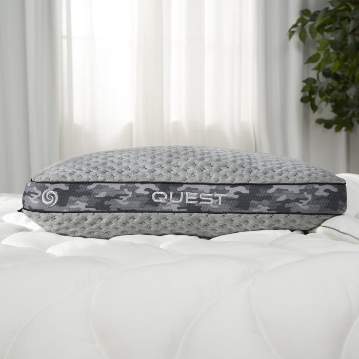 Bedgear Quest Performance® Pillow – Dri-Tec Moisture-Wicking Cover with React Blend Fill for Any Sleep Position