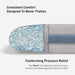 Bedgear Flow Performance® Travel Pillow – Air-X Breathable Cover with React Fill and Travel Bag