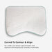 Bedgear Level Cuddle Curve Performance® Pillow – Firm Ergonomic Support with Dri-Tec Moisture-Wicking Cover