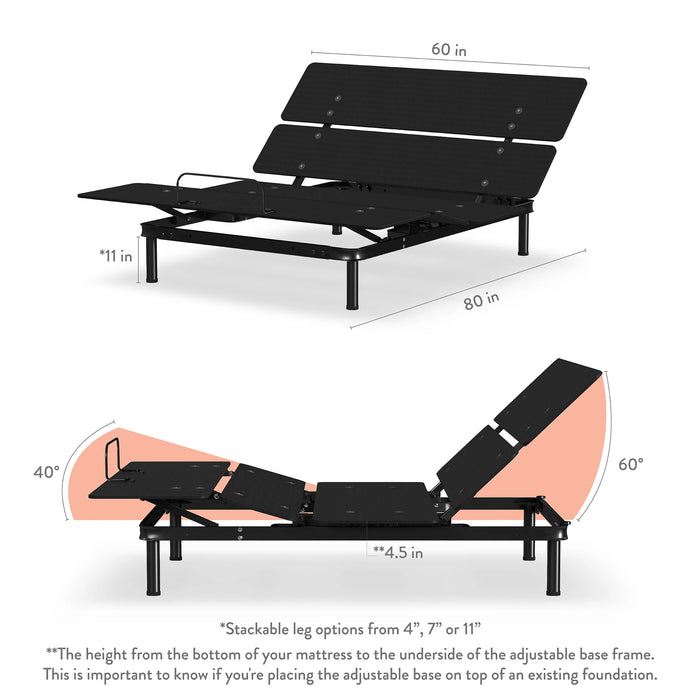 Rize EZ Adjustable Base - Bedplanet