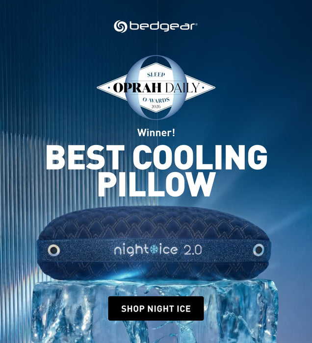 Oprah Daily 2026 Sleep O-Ward Winner - Best Cooling Pillow - Bedgear Night Ice Performance Pillow