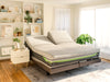 Reverie split top king mattress in bedroom