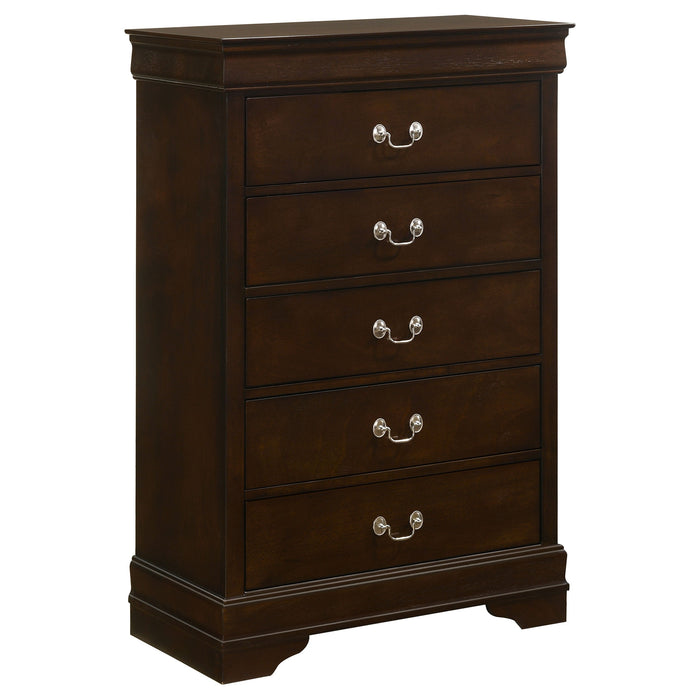 Louis Philippe Bedroom Set - LasVegasFurnitureOnline.com
