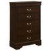 Louis Philippe Bedroom Set - LasVegasFurnitureOnline.com
