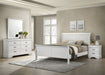 Louis Philippe Bed in White - Bedplanet