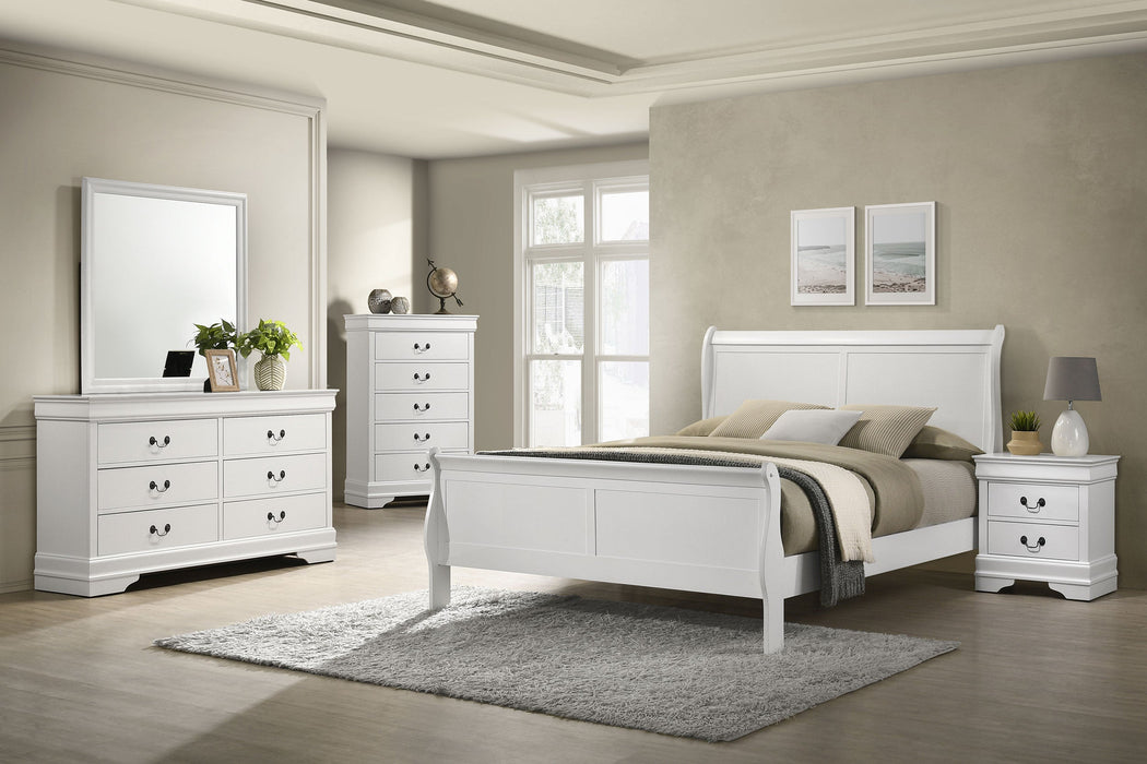 Louis Philippe Bedroom Set - LasVegasFurnitureOnline.com