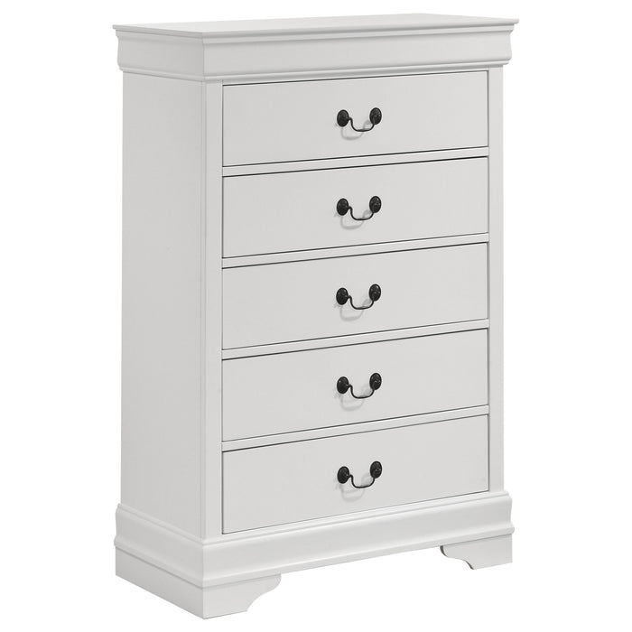 Louis Philippe Bedroom Set - LasVegasFurnitureOnline.com