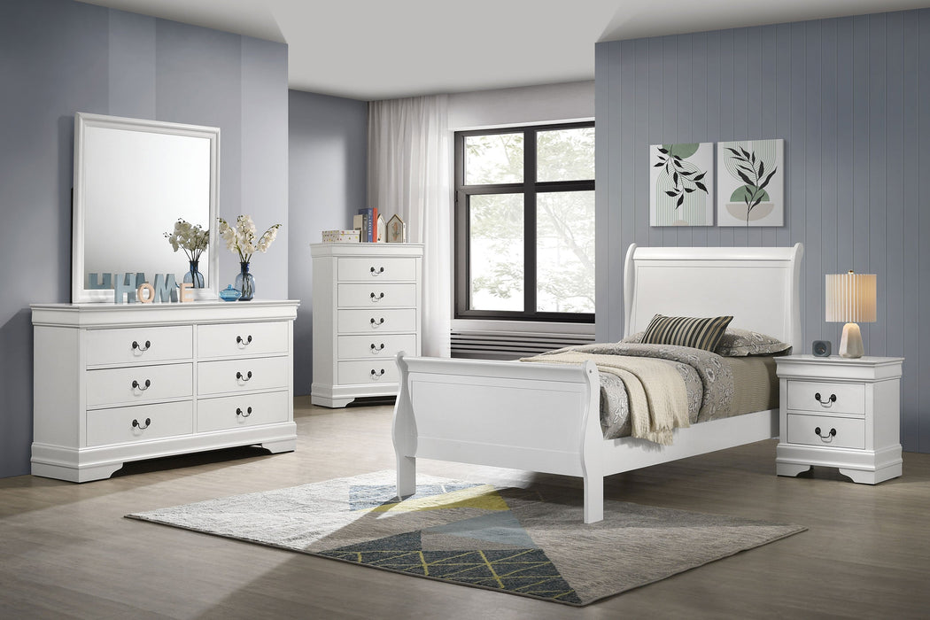 Louis Philippe Bedroom Set - LasVegasFurnitureOnline.com