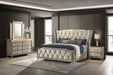Coaster Fine Furniture Lorient Bed in Ivory/Camel - Bedplanet