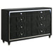 Coaster Fine Furniture Lorient Velvet Bedroom Set with LED Lighting and USB Charging - Bedplanet
