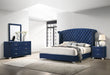 Coaster Fine Furniture Melody Bed in Pacific Blue - Bedplanet