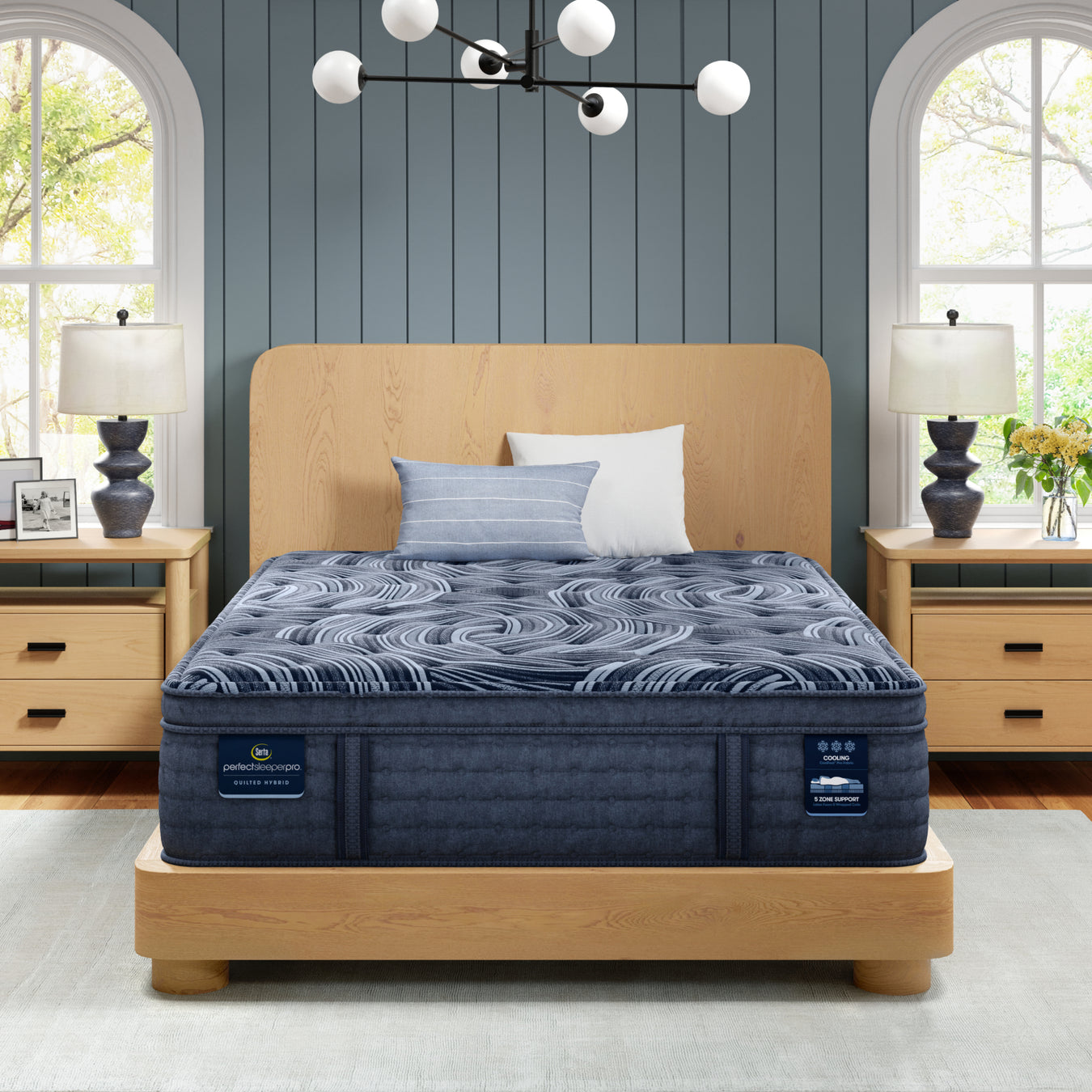 Serta Perfect Sleeper Pro Valais Plush Pillow Top Mattress - Bedplanet