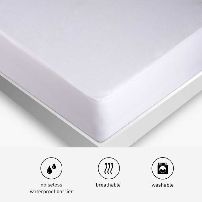 Bedgear Basic Mattress Protector – H2Zero Waterproof Barrier with Breathable Lightweight Fabric