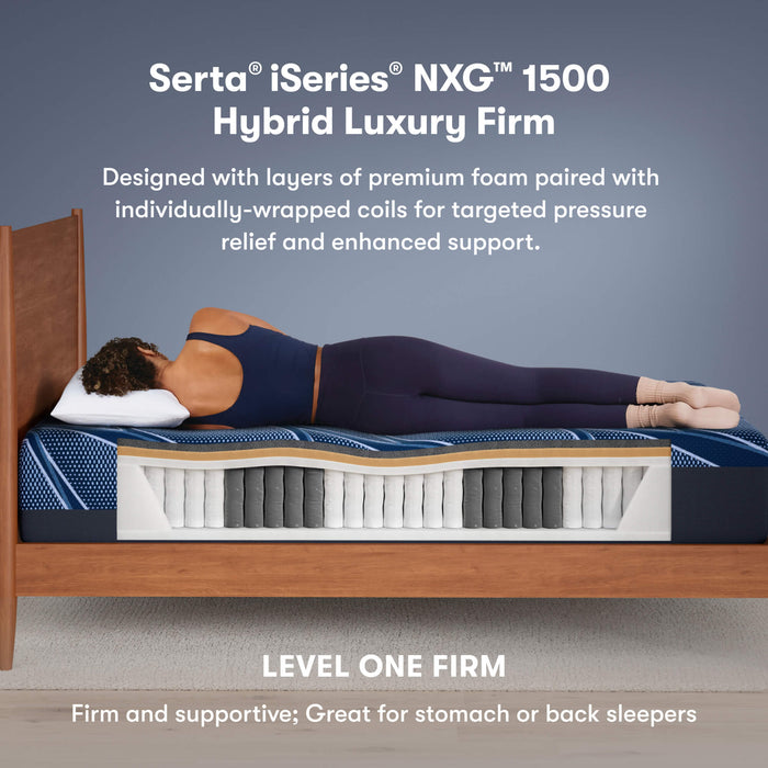 Serta iSeries NXG 1500 Firm Hybrid Mattress