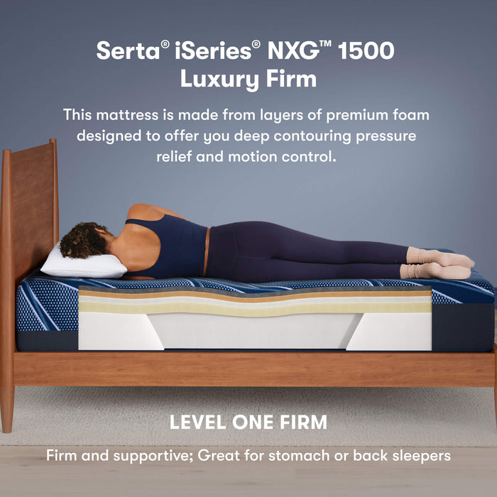 Serta iSeries NXG 1500 Luxury Firm Foam Core Mattress