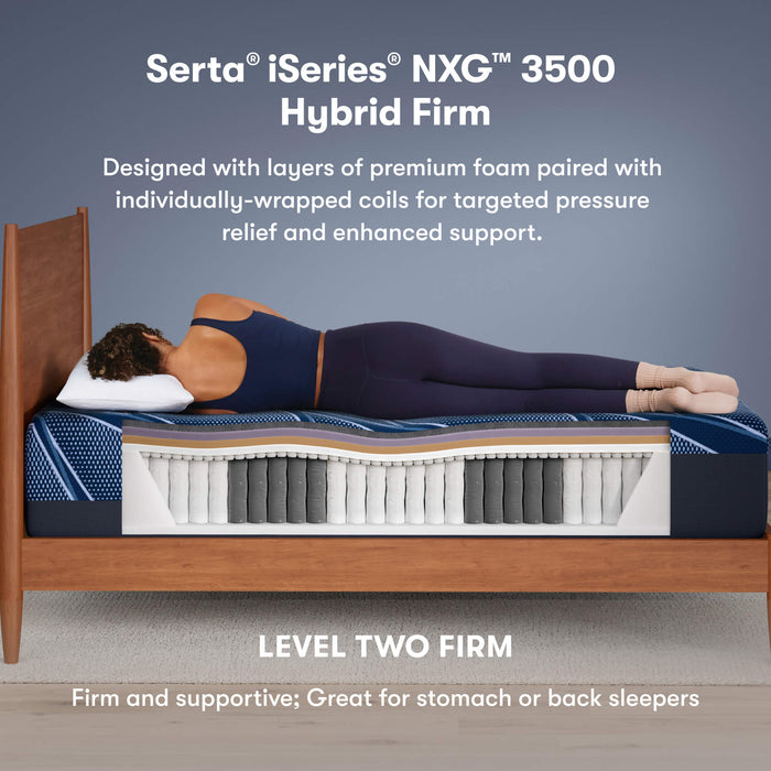 Serta iSeries NXG 3500 Firm Hybrid Mattress