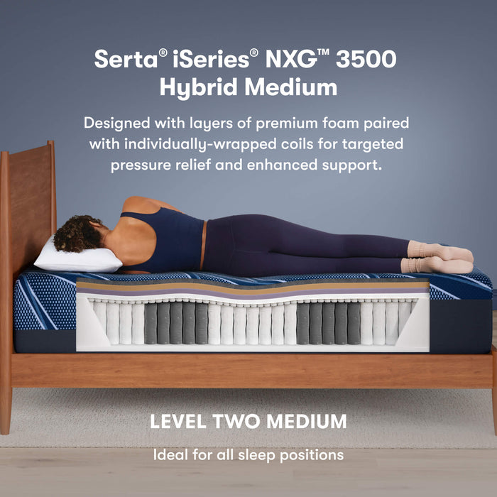 Serta iSeries NXG 3500 Medium Hybrid Mattress