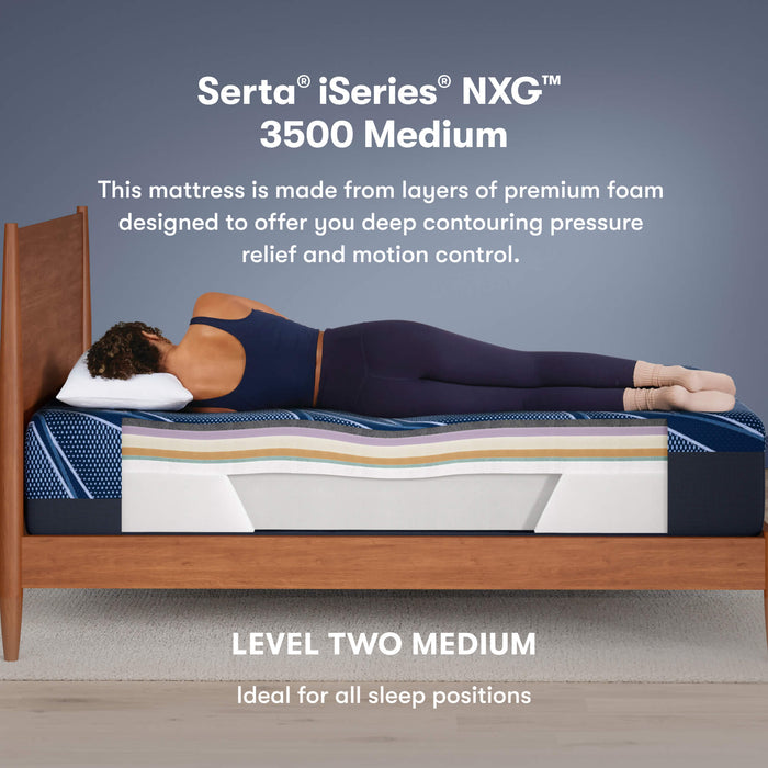Serta iSeries NXG 3500 Medium Foam Core Mattress