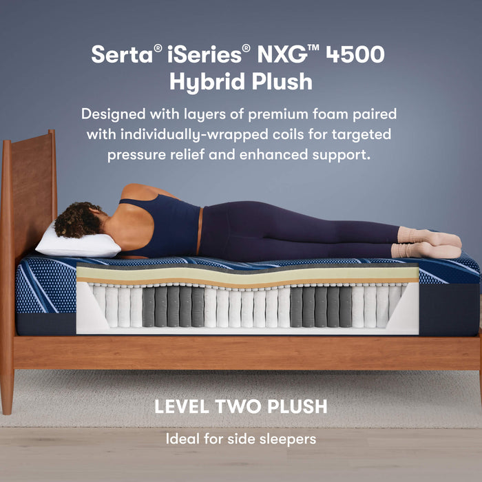 Serta iSeries NXG 4500 Plush Hybrid Mattress