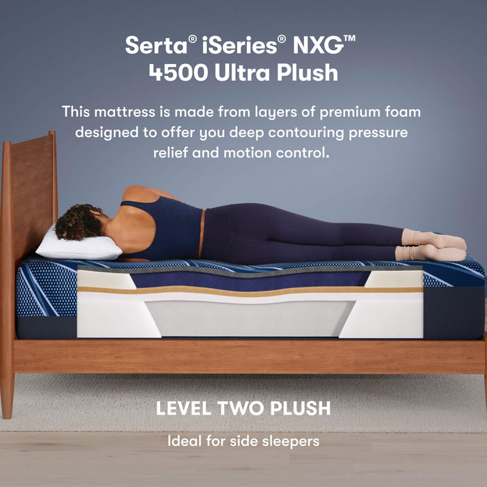 Serta iSeries NXG 4500 Ultra Plush Foam Core Mattress