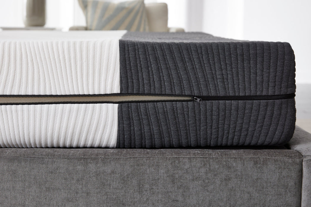 Bedplanet 12" Ananda Pearl and Gel Medium Firm Memory Foam Mattress - Bedplanet