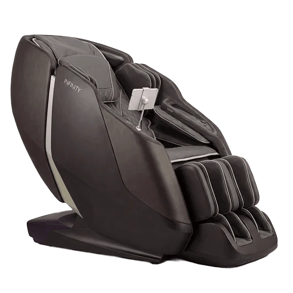 Infinity Sensation 4D DualFlex Massage Chair in Dark Brown/Dark Gray
