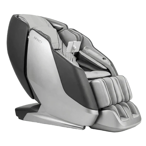 Infinity Sensation 4D DualFlex Massage Chair in Silver/Gray