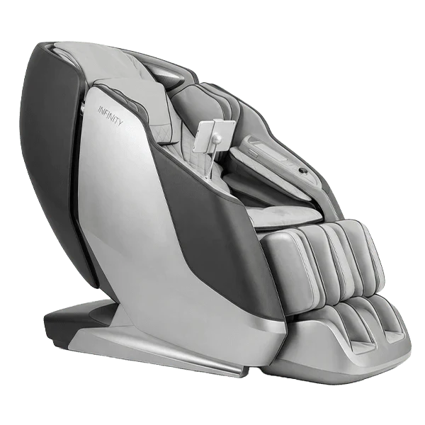 Infinity Sensation 4D DualFlex Massage Chair in Silver/Gray