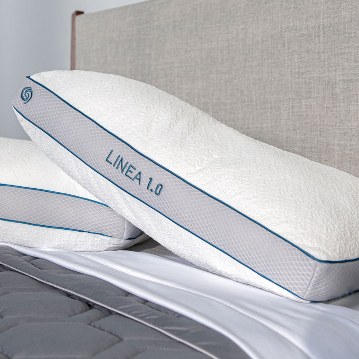 Bedgear Linea Performance® Pillow – Soft Fiber Fill with Dri-Tec Moisture-Wicking Cover in Three Heights