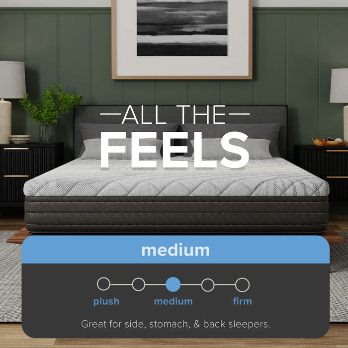 Bedplanet 10” Essentials Comfort Reactive Medium Mattress - Bedplanet