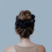 Hyper-Silk Plush Scrunchie in hair