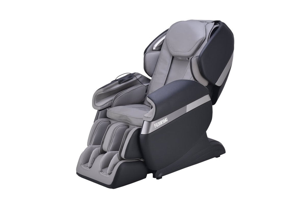 Fujiiryoki Calm Plus Flex Frame SL Track Massage Chair in Charcoal